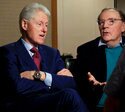 CLINTON AND PATTERSON BESTSELLER:
Former President Bill Clinton and James Patterson talk about “The President is Missing,” released on June 4. The novel follows President Duncan, who is modeled after Clinton, through his disappearance and attempt to prove himself innocent.